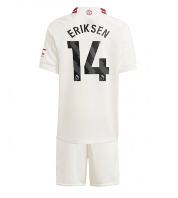 Manchester United Christian Eriksen #14 Replica Third Stadium Kit for Kids 2023-24 Short Sleeve (+ pants)